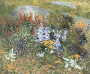 John Leslie Breck Rock Garden at Giverny painting